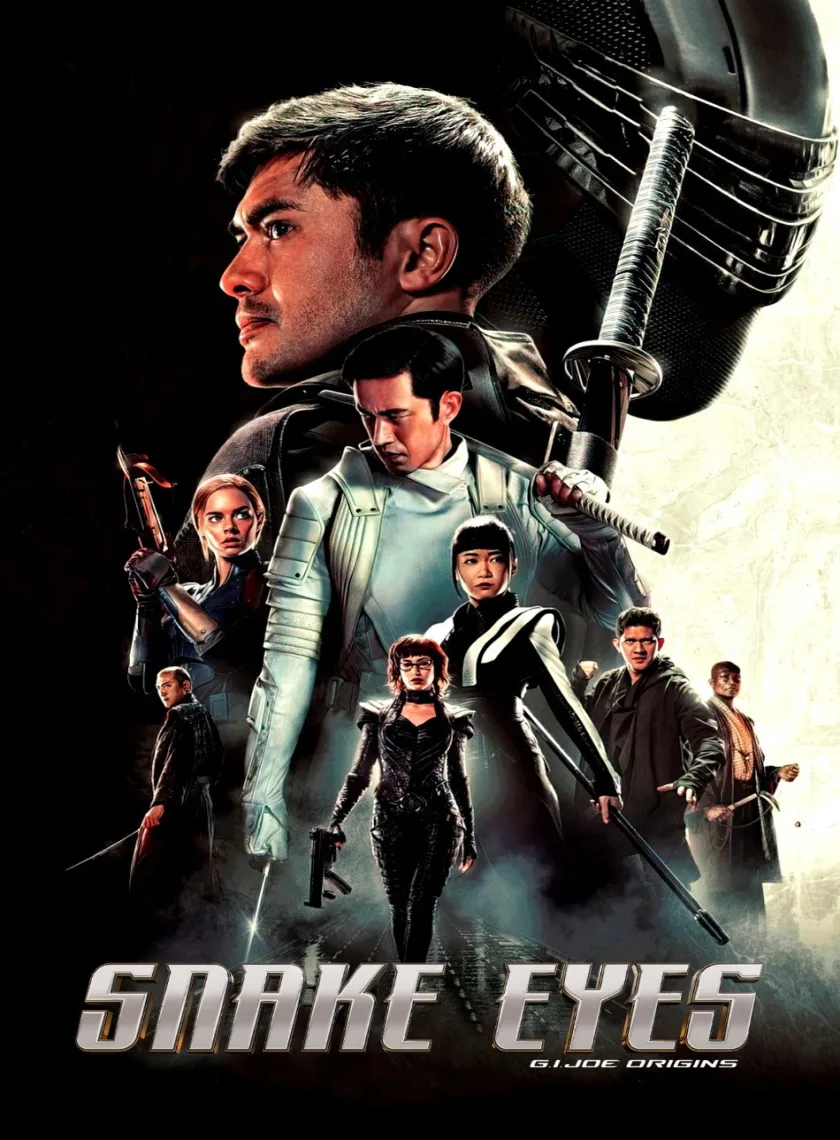 Snake Eyes - G.I. Joe Origins (2021) (Hindi + English) Dual Audio Hollywood Movie BluRay HD ESub poster