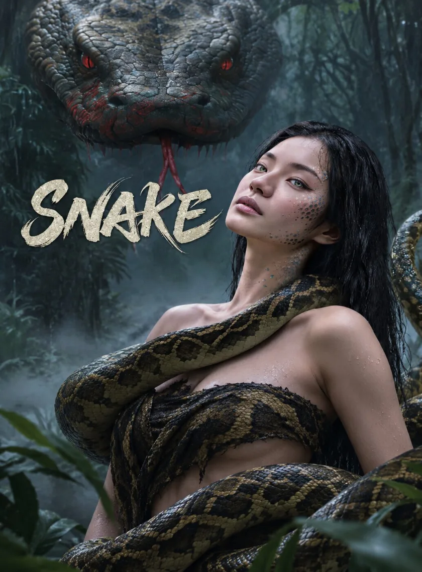 Snake Woman (2025) (Hindi + Chinese) Dual Audio Hollywood Movie HD ESub poster