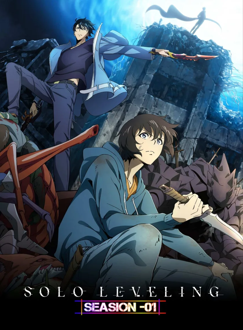 Solo Leveling S01 (2024) (Hindi + English) Dual Audio Animation Completed Web Series BluRay HEVC ESub poster