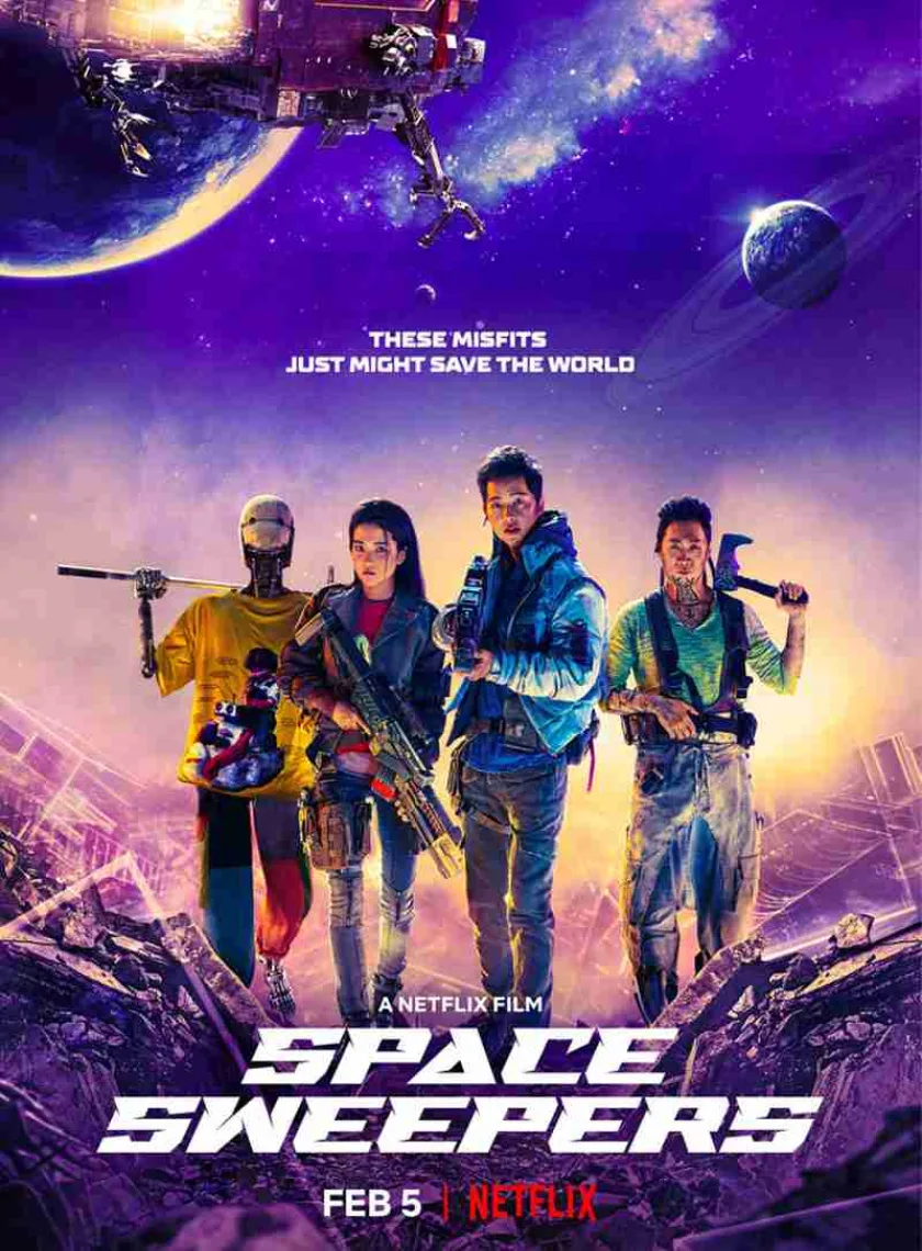 Space Sweepers (2021) New Hollywood Hindi Full Movie HD poster