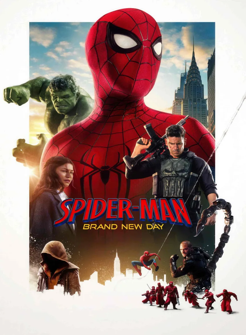Spider-Man - Brand New Day (2026) (Hindi + English) Dual Audio MCU Hollywood Movie HD ESub poster