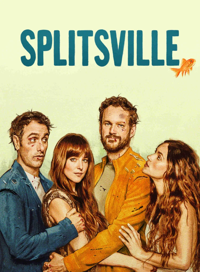 Splitsville (2025) (Hindi + English) Dual Audio Hollywood Movie BluRay HD ESub poster