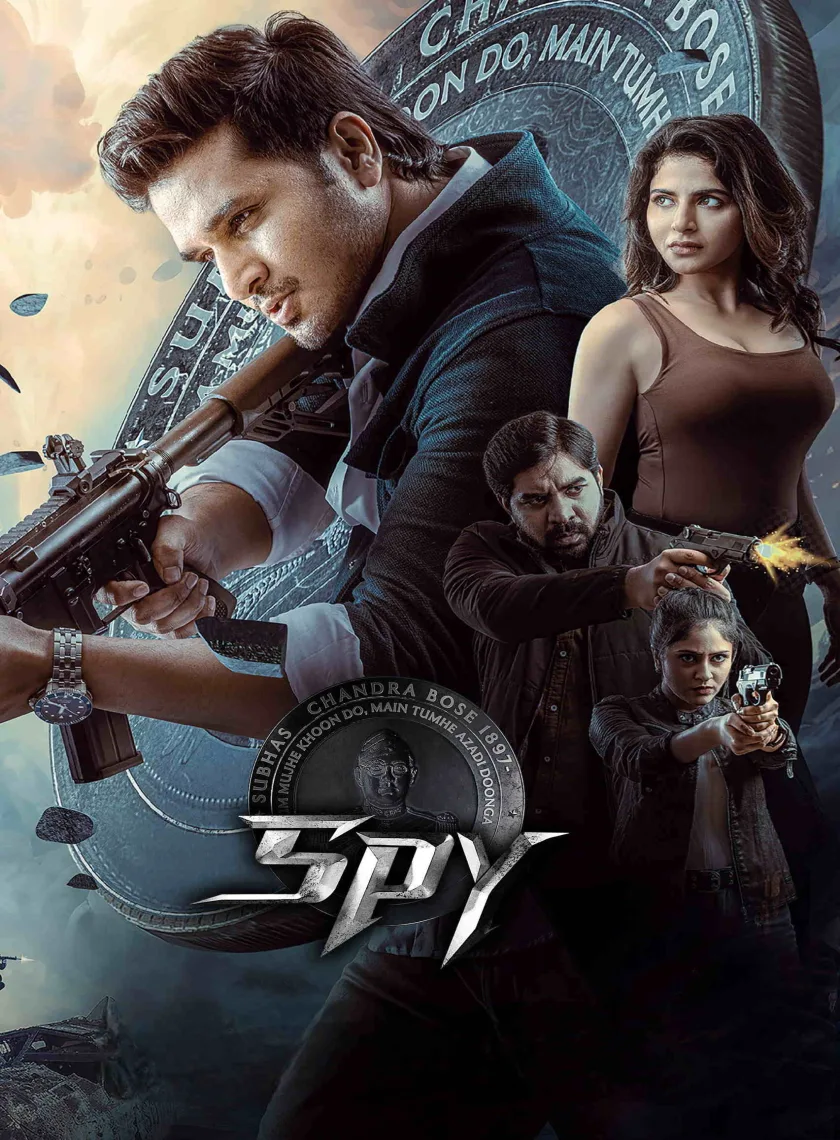 Spy (2023) (Hindi + Telugu) Dual Audio UnCut South Movie HD ESub poster
