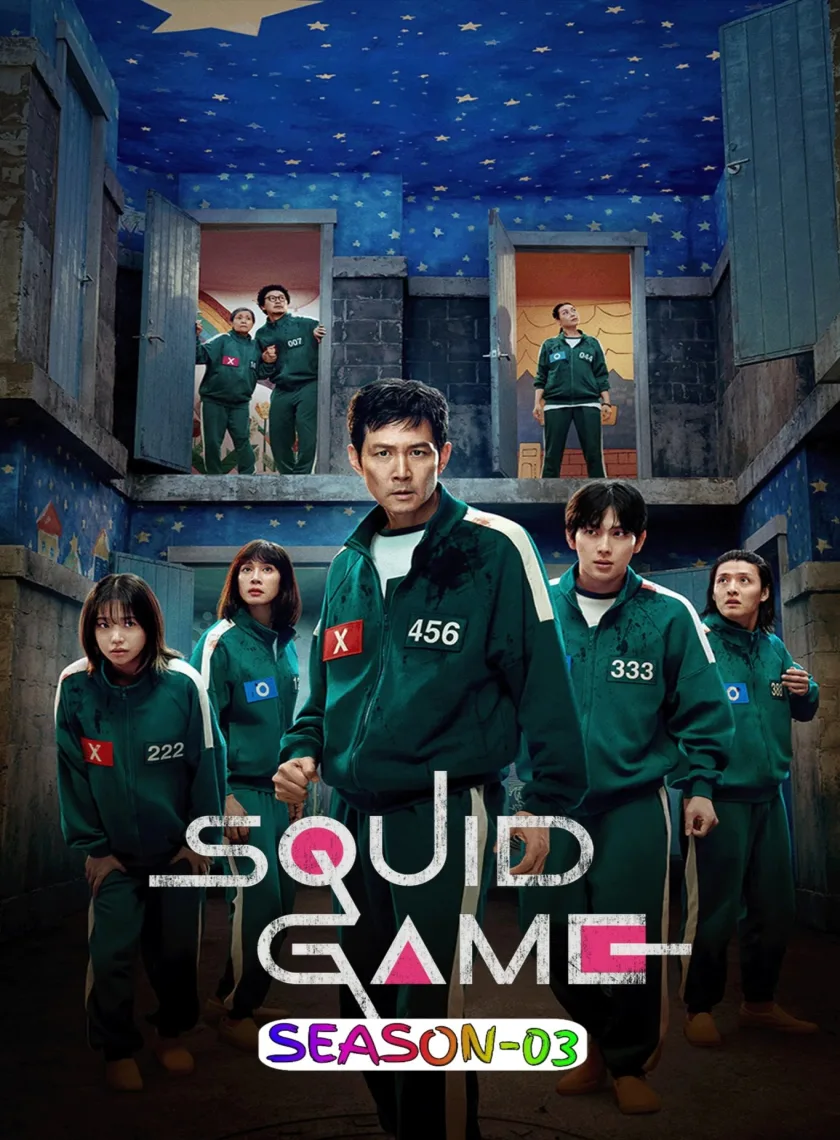 Squid Game S03 (2025) (Hindi + English) Dual Audio Completed Web Series HEVC ESub poster