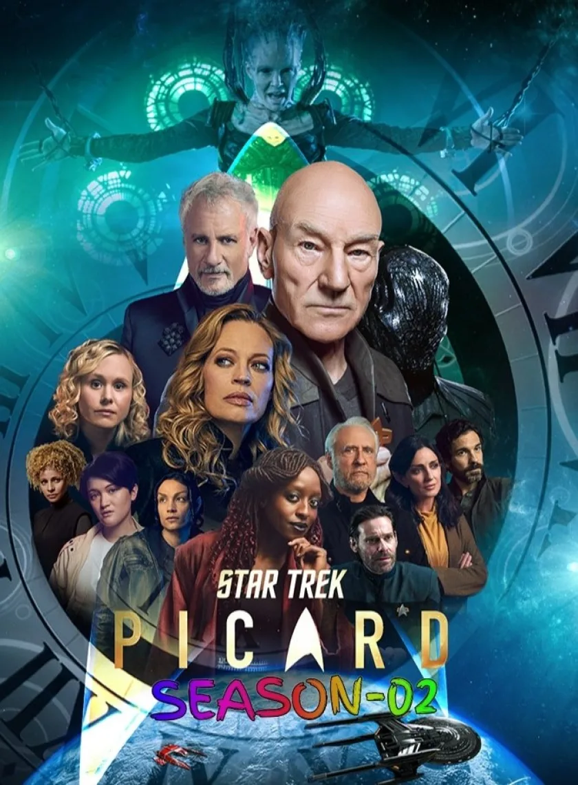 Star Trek - Picard S02 (2022) (Hindi + English) Dual Audio Completed Web Series HEVC ESub poster