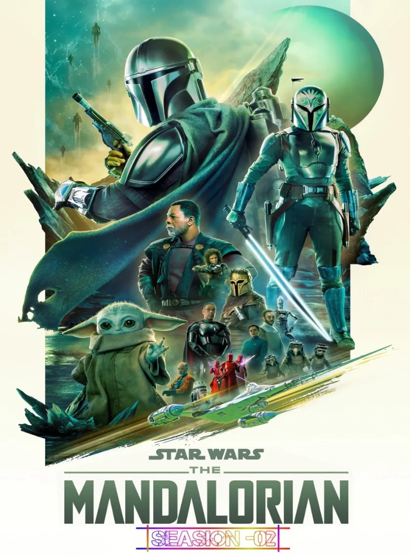 Star Wars The Mandalorian S2 (2020) Dual Audio (Hindi + English) Web Series HEVC ESub poster