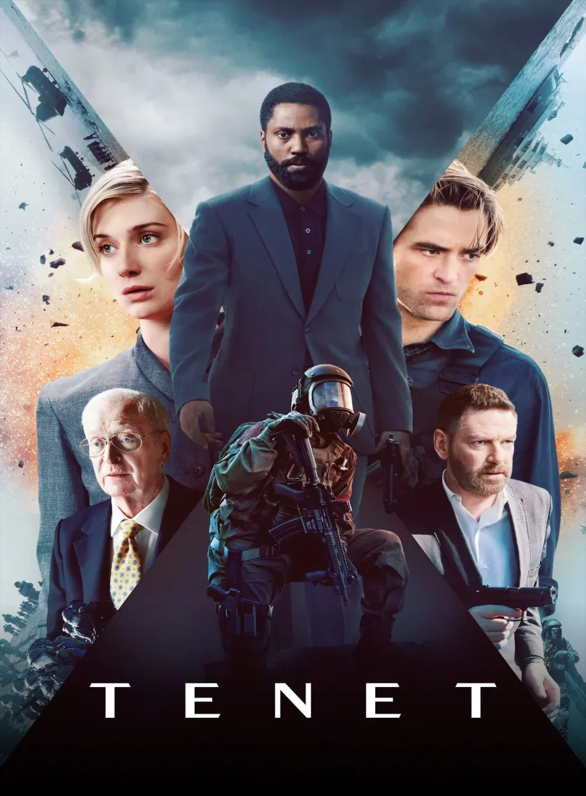 Tenet (2020) (Hindi + English) Dual Audio Hollywood Movie BluRay HD ESub poster