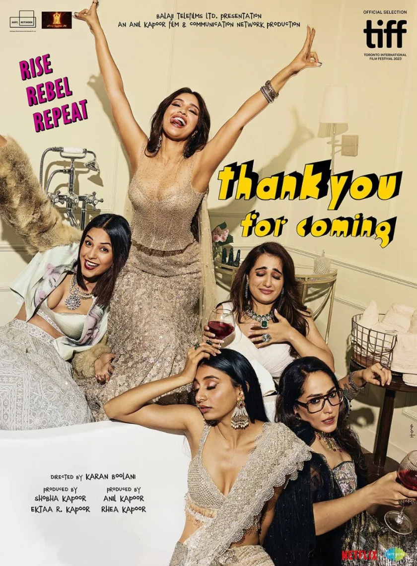 Thank You for Coming (2023) Bollywood Hindi Movie HD ESub poster