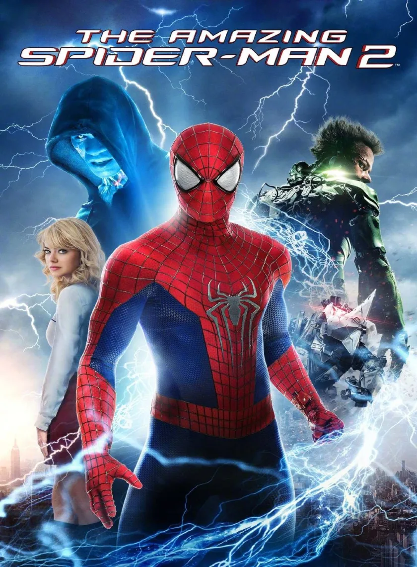 The Amazing Spider-Man 2 (2014) (Hindi + English) Dual Audio Hollywood Movie BluRay HD ESub poster