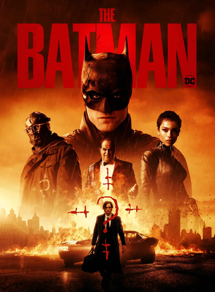 The Batman (2022) (Hindi + English) Dual Audio Hollywood Movie BluRay HD ESub poster