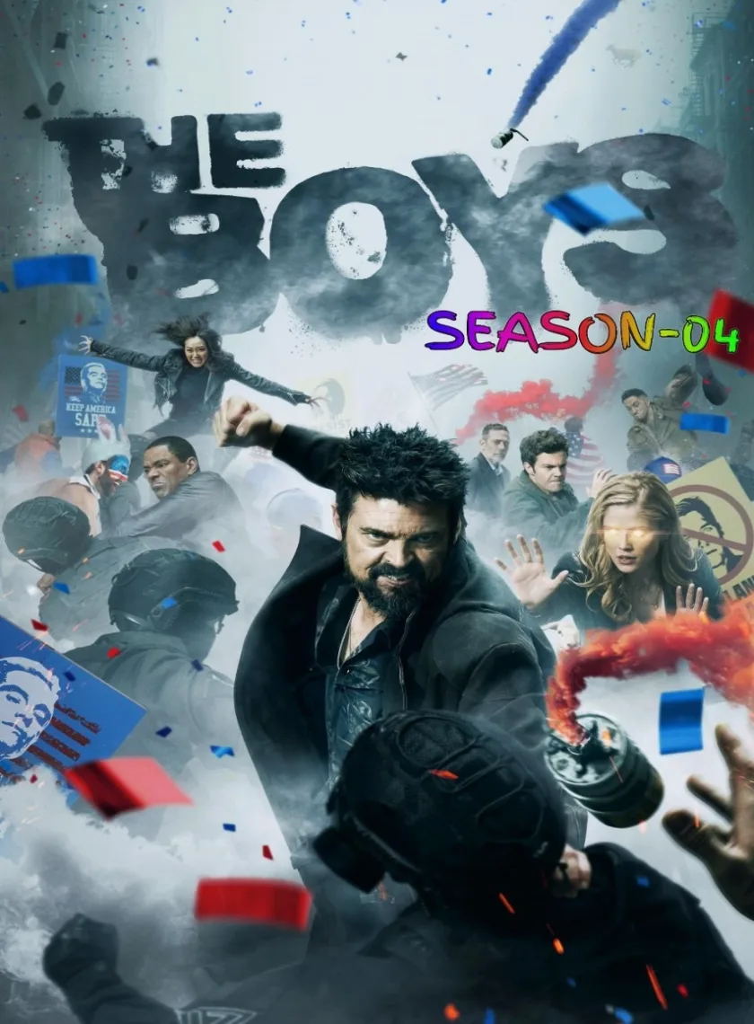 The Boys S04 (2024) {Hindi + English} Dual Audio Completed Web Series HEVC ESub poster