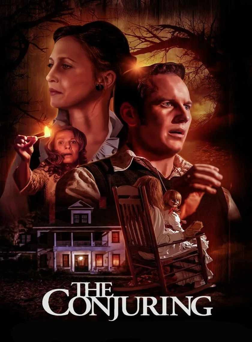 The Conjuring (2013) (Hindi + English) Dual Audio Hollywood Movie BluRay HD ESub poster