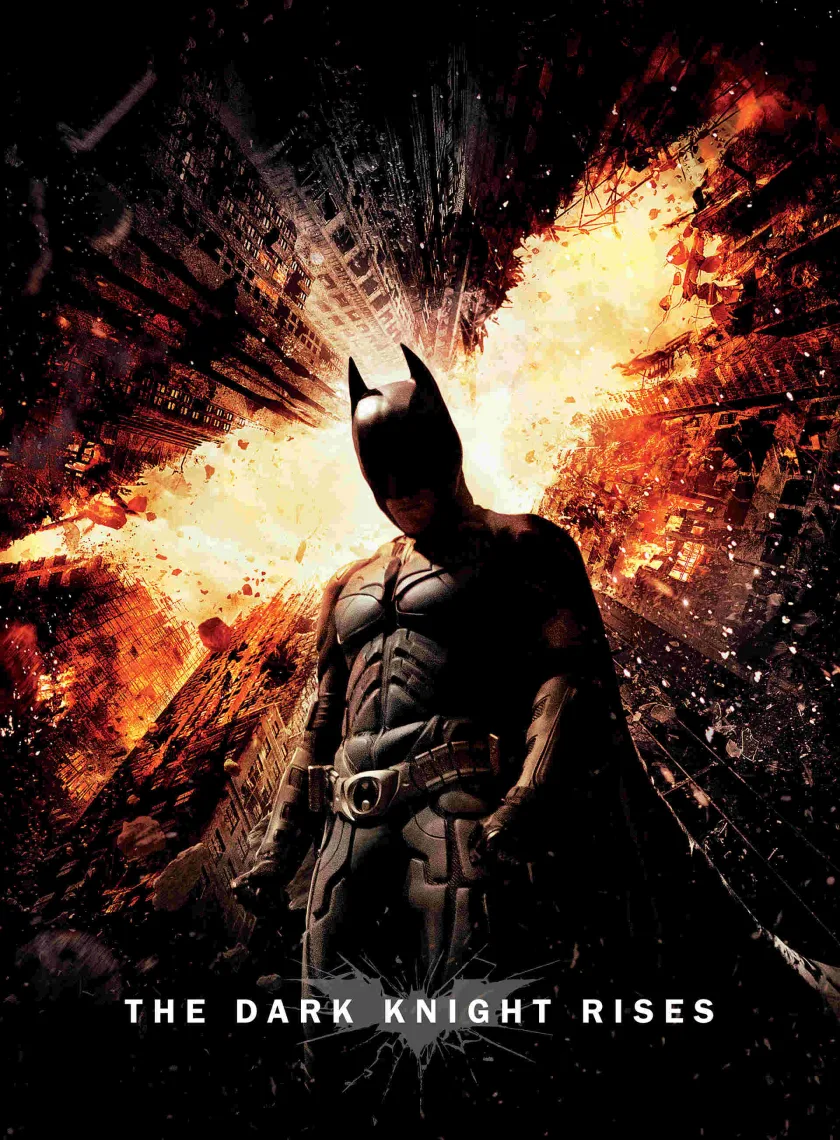 The Dark Knight Rises (2012) (Hindi + English) Dual Audio Hollywood Movie BluRay HD ESub poster