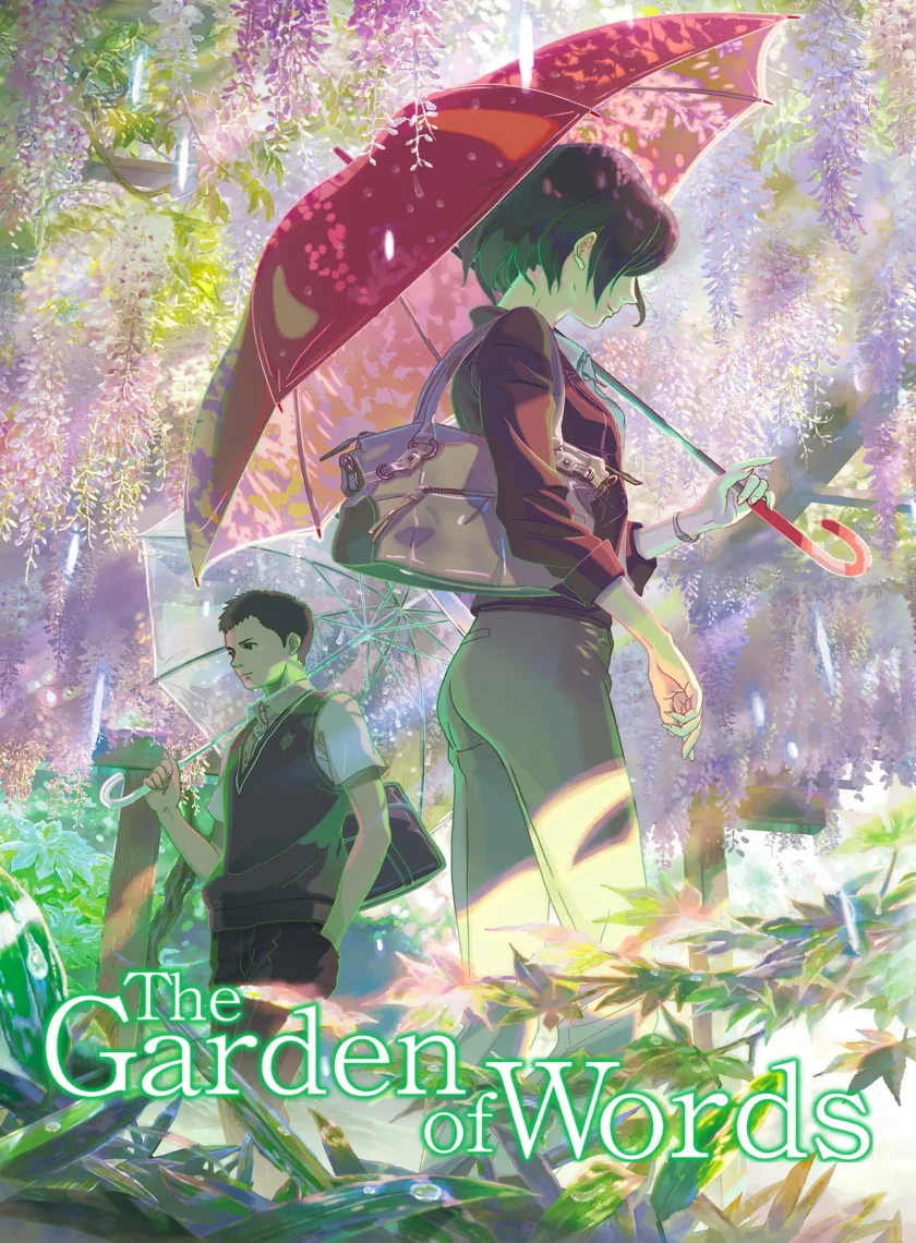 The Garden of Words (2013) {Hindi (HQ Dubbed) + English + Japanese} Animated Movie BluRay HEVC 10bit ESub poster
