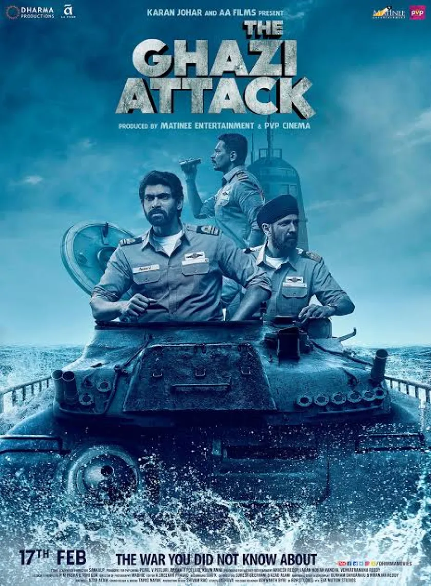 The Ghazi Attack (2017) Hindi Dubbed UnCut Full Movie HD BluRay poster