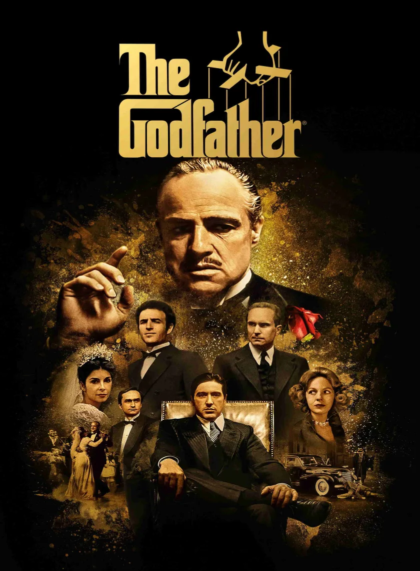 The Godfather (1972) (Hindi + English) Dual Audio Hollywood Movie BluRay HD ESub poster