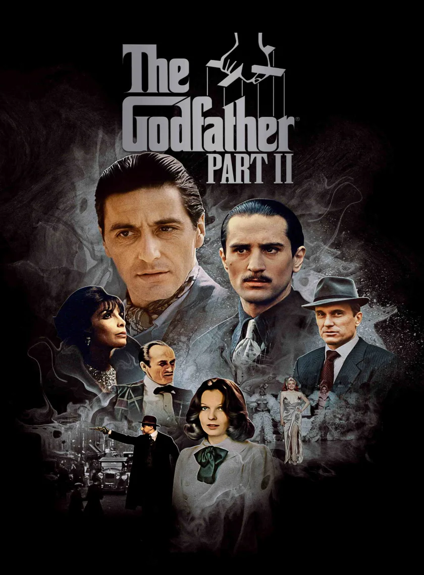The Godfather Part II (1974) (Hindi + English) Dual Audio Hollywood Movie BluRay HD ESub poster