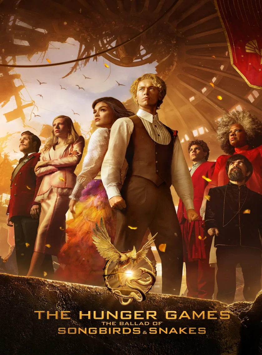 The Hunger Games - The Ballad of Songbirds And Snakes (2023) (Hindi + English) Dual Audio Movie BluRay HD ESub poster