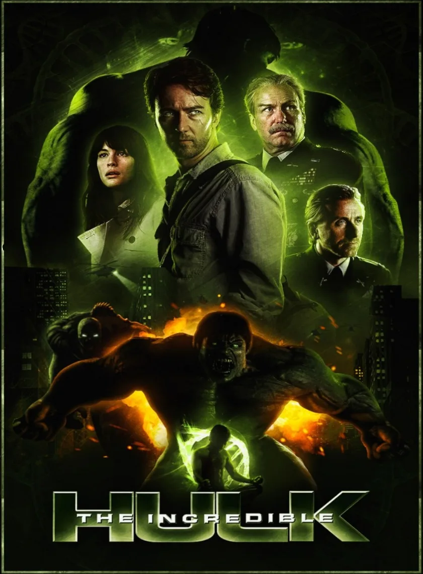 The Incredible Hulk (2008) {Hindi + English} Dual Audio MCU Movie BluRay HD ESub poster