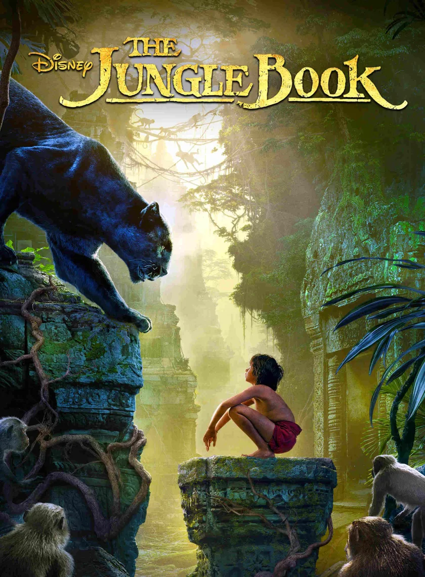 The Jungle Book (2016) (Hindi + English) Dual Audio Hollywood Movie BluRay HD ESub poster