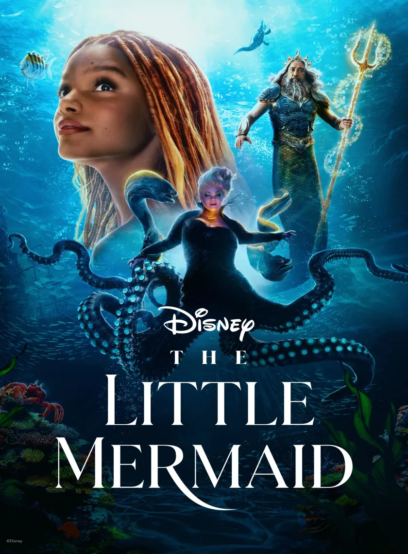 The Little Mermaid (2023) {Hindi + English} Dual Audio MCU Full Movie HD ESub poster