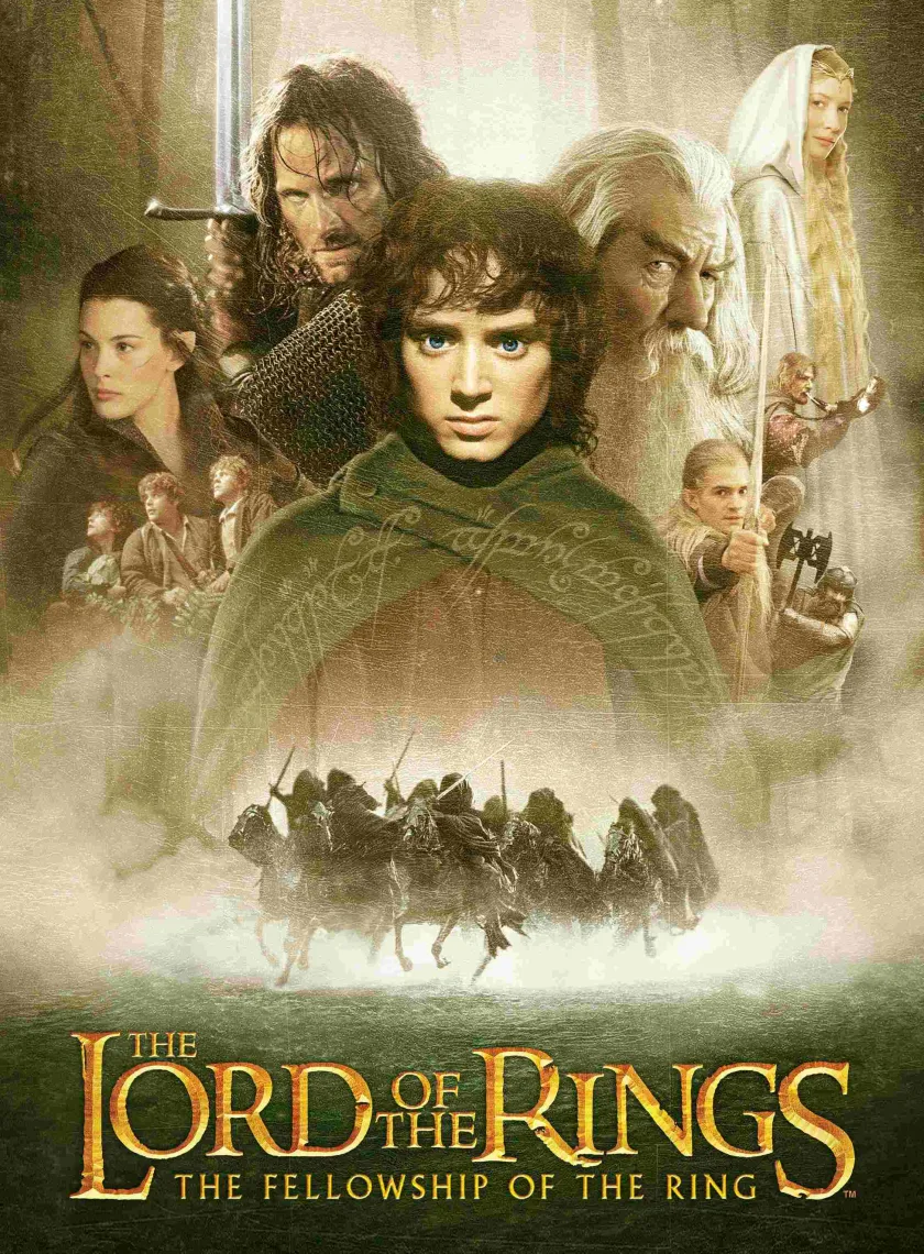 The Lord of the Rings - The Fellowship of the Ring (2001) (Hindi + English) Dual Audio Hollywood Movie BluRay HD ESub poster