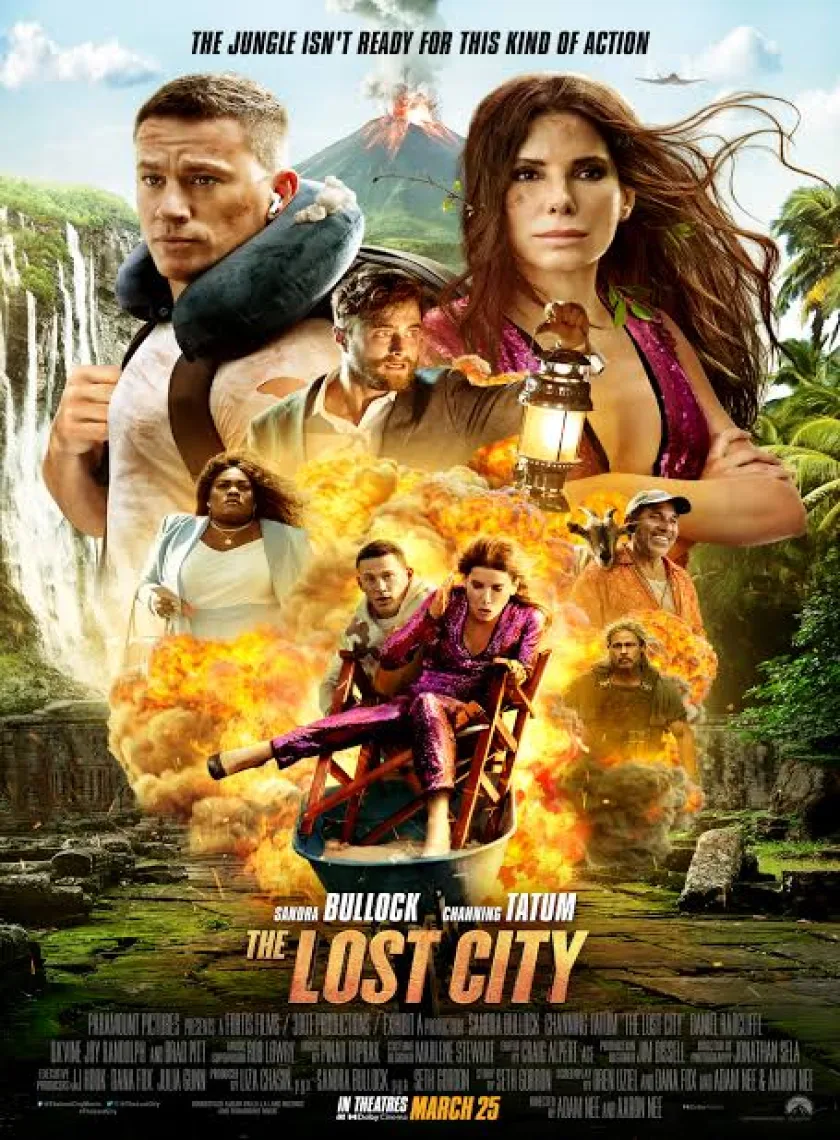 The Lost City (2021) Hollywood Hindi Dubbed Full Movie HD BluRay ESub poster