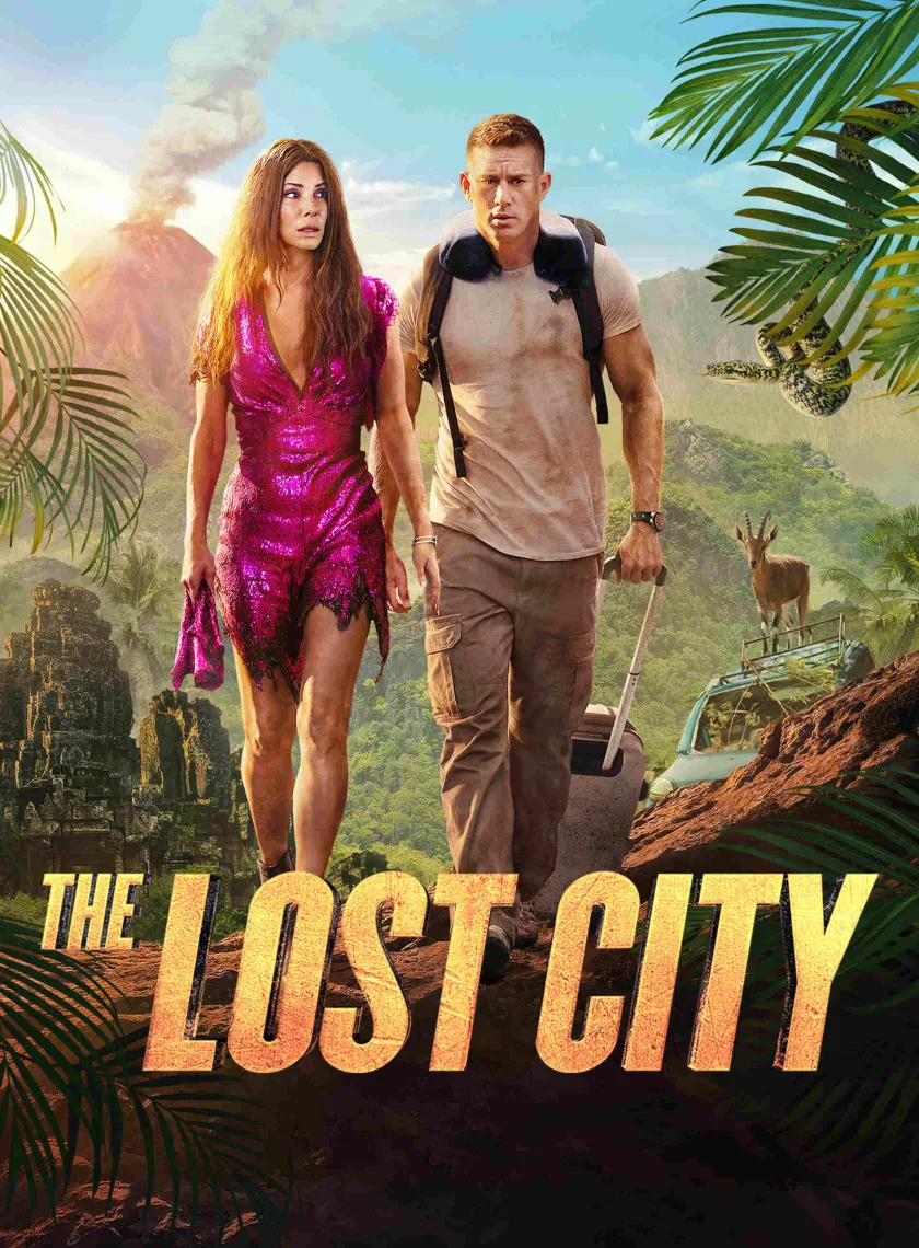 The Lost City (2022) (Hindi + English) Dual Audio Hollywood Movie BluRay HD ESub poster