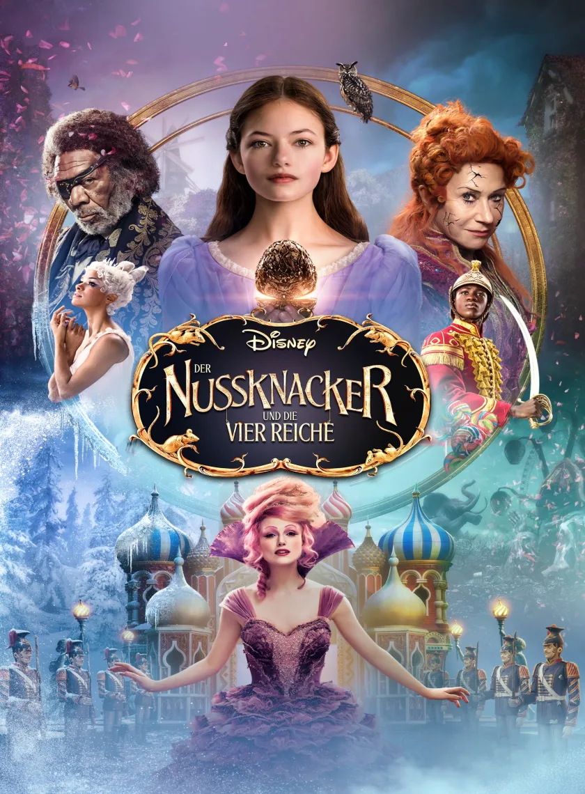 The Nutcracker and the Four Realms (2018) (Hindi + English) Dual Audio Hollywood Movie BluRay HD ESub poster