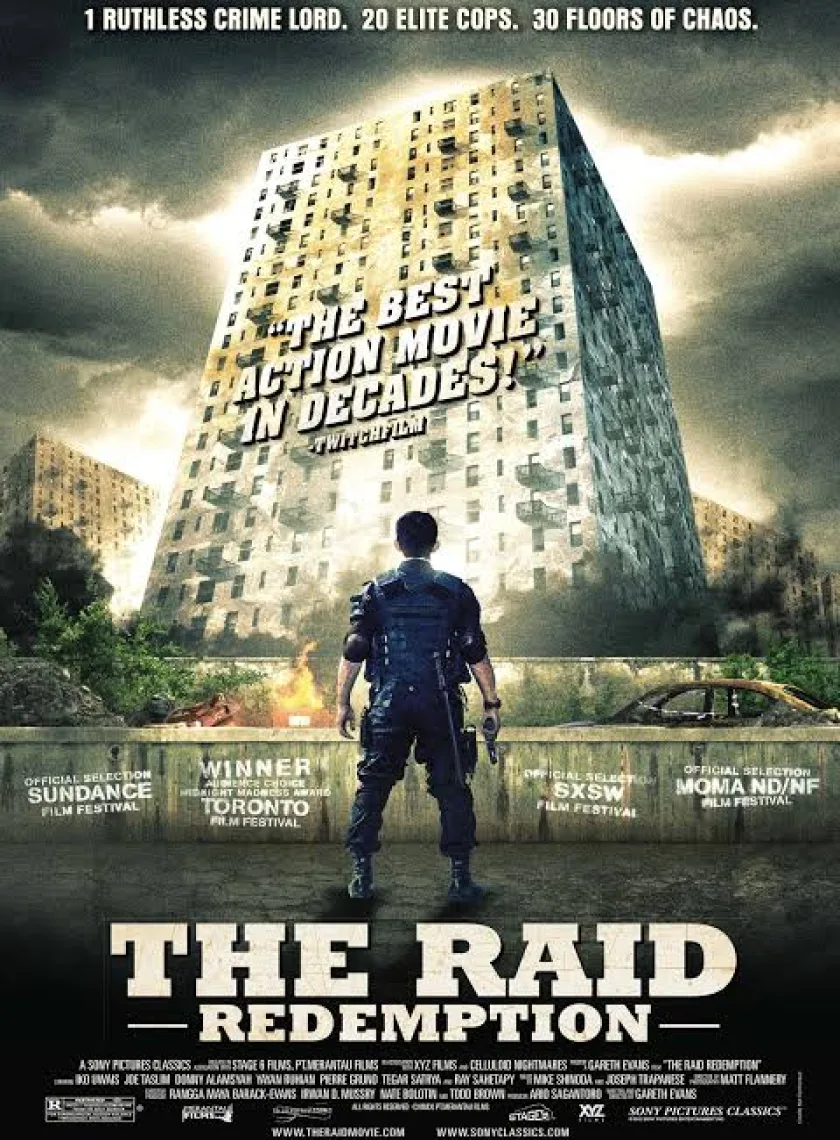 The Raid (2011) Hollywood Hindi Full Movie BluRay poster