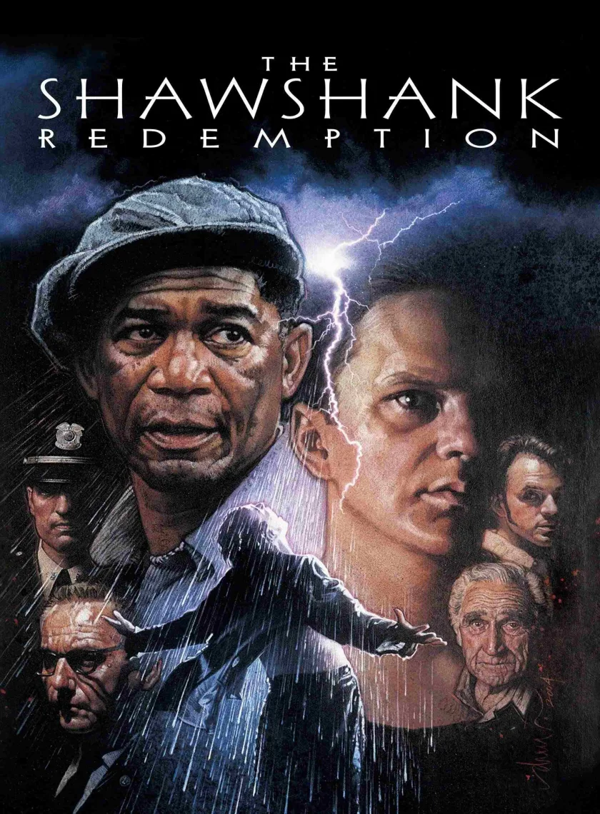The Shawshank Redemption (1994) (Hindi + English) Dual Audio Hollywood Movie BluRay HD ESub poster
