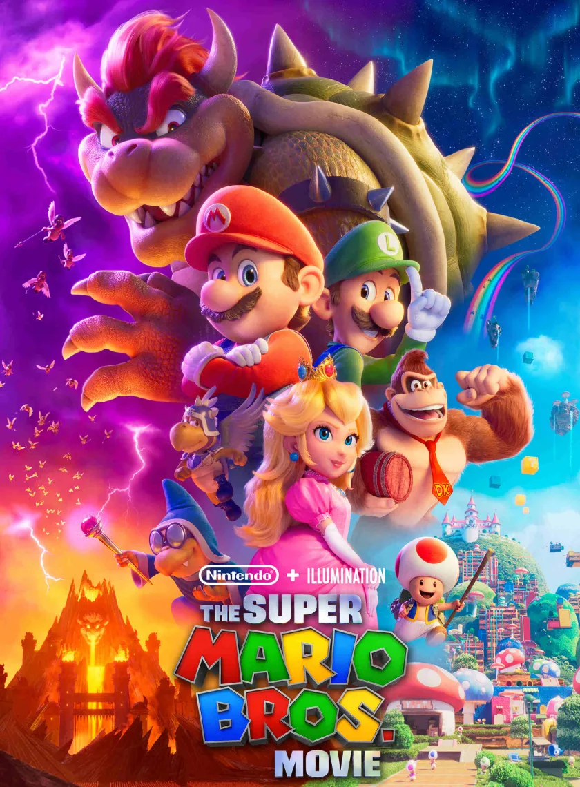 The Super Mario Bros. Movie (2023) (Hindi + English) Dual Audio Animation Movie BluRay HD ESub poster