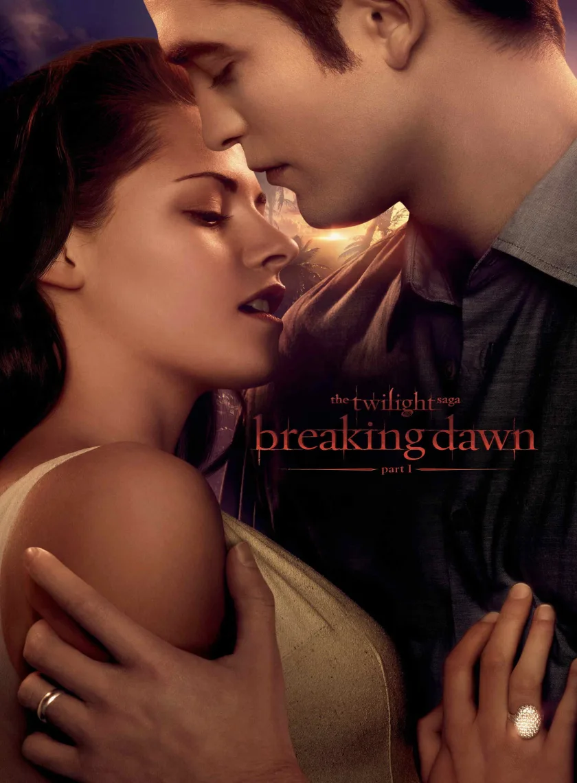 The Twilight Saga - Breaking Dawn - Part 1 (2011) (Hindi + English) Dual Audio Hollywood Movie HD ESub poster