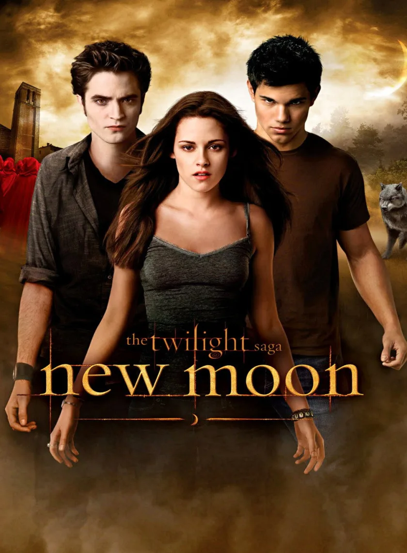 The Twilight Saga - New Moon (2009) (Hindi + English) Dual Audio Hollywood Movie HD ESub poster