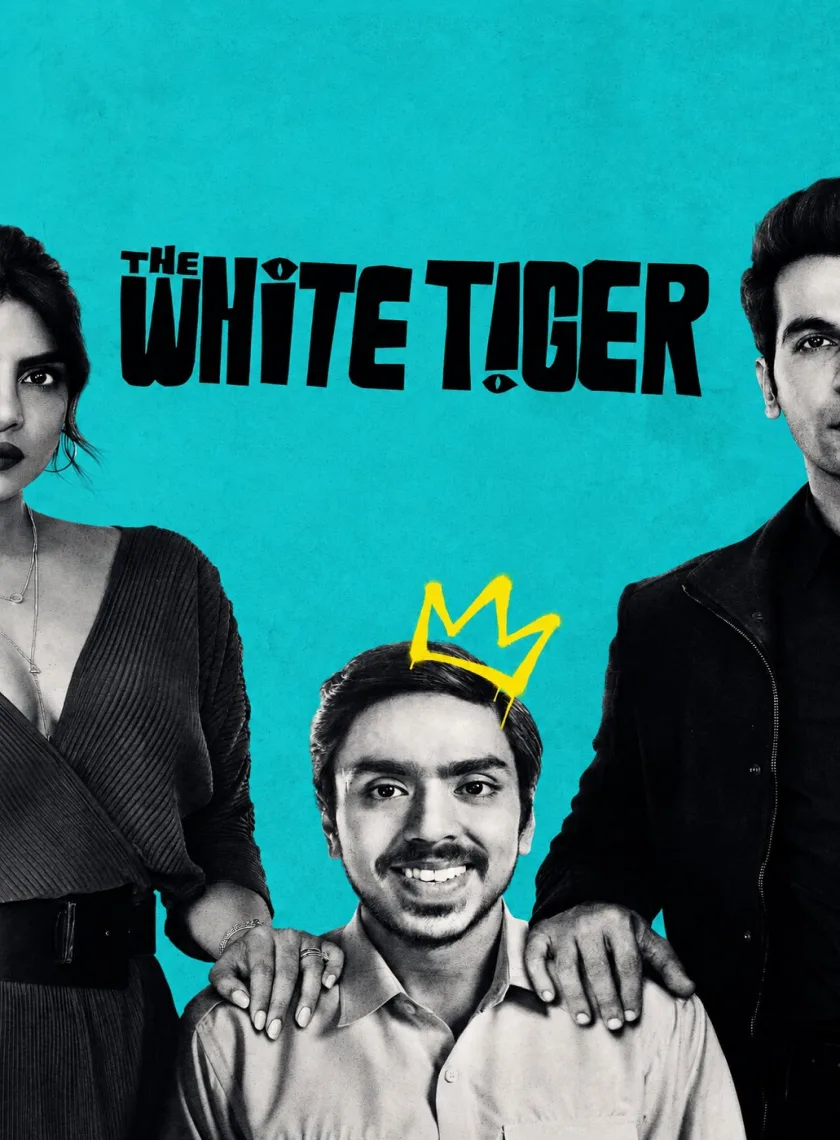 The White Tiger (2022) (Hindi + English) Dual Audio Hollywood Movie HD ESub poster