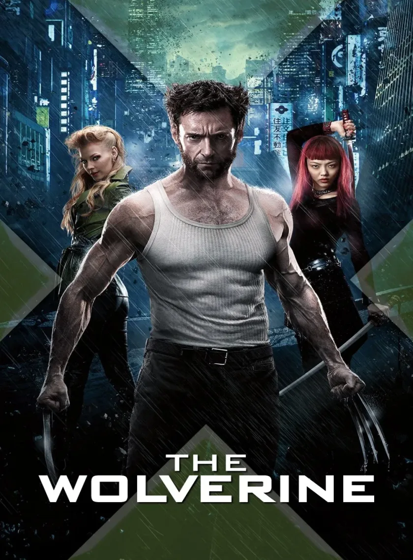 The Wolverine (2013) (Hindi + English) Dual Audio Hollywood Movie BluRay HD ESub poster