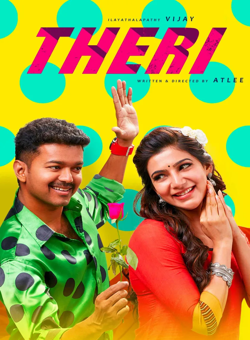 Theri (2016) (Hindi + Tamil) Dual Audio UnCut Movie HD ESub poster