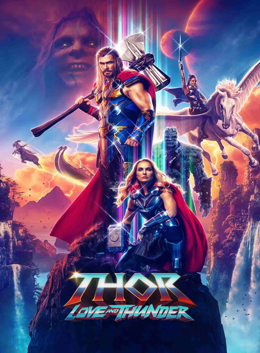 Thor - Love and Thunder (2022) (Hindi + English) Dual Audio MCU Hollywood Movie BluRay HD ESub poster