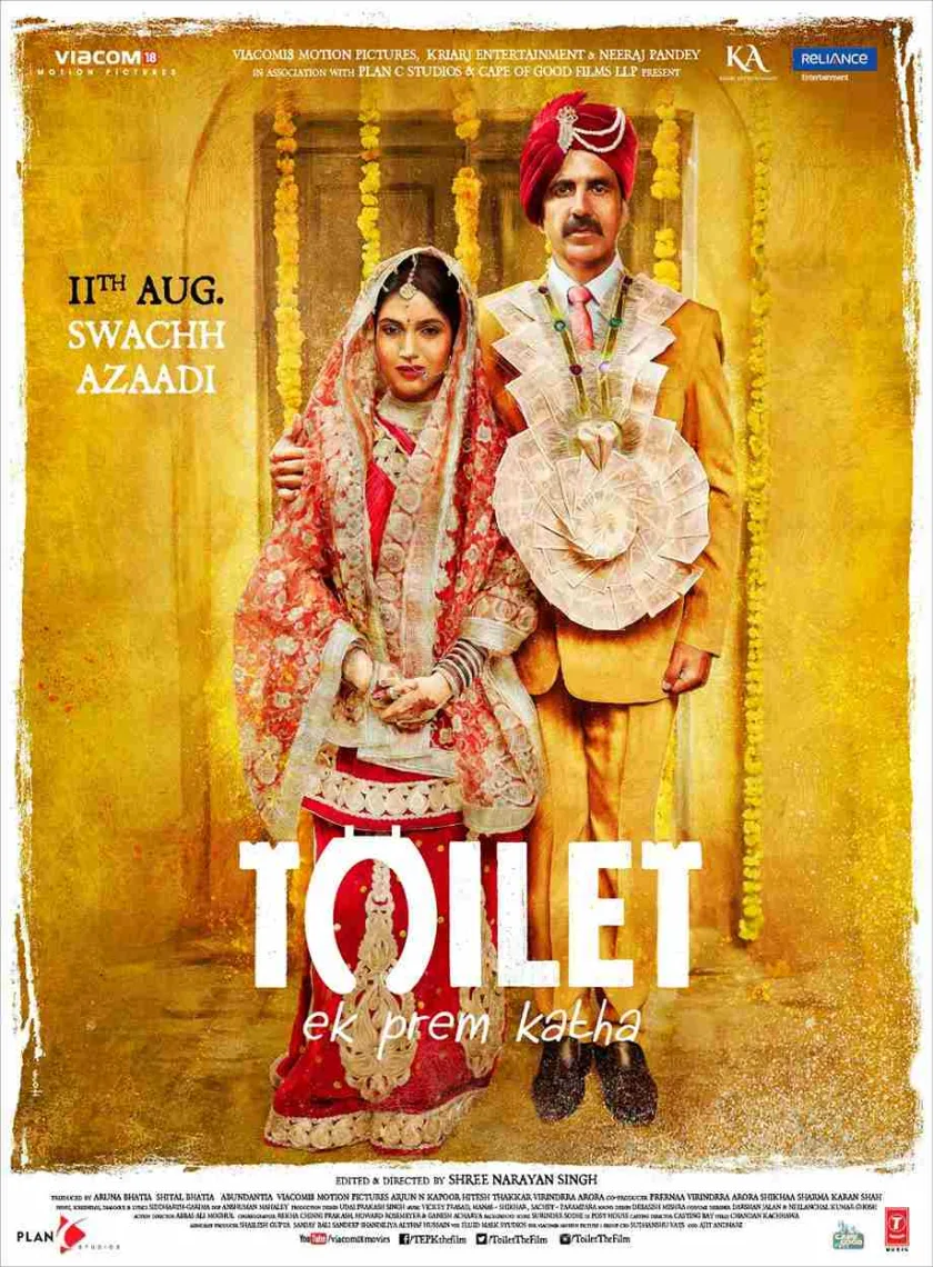 Toilet Ek Prem Katha (2017) Bollywood Hindi Full Movie HD BluRay poster