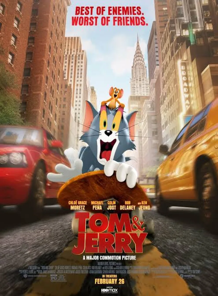 Tom and Jerry (2021) New Hollywood Full Movie Dual Origanl Audios [Hindi + English] HD poster