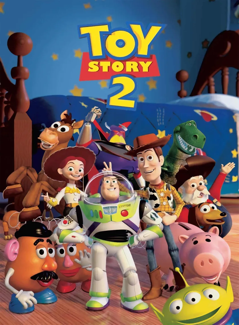 Toy Story 2 (1999) (Hindi + English) Dual Audio Animation Movie BluRay HD ESub poster