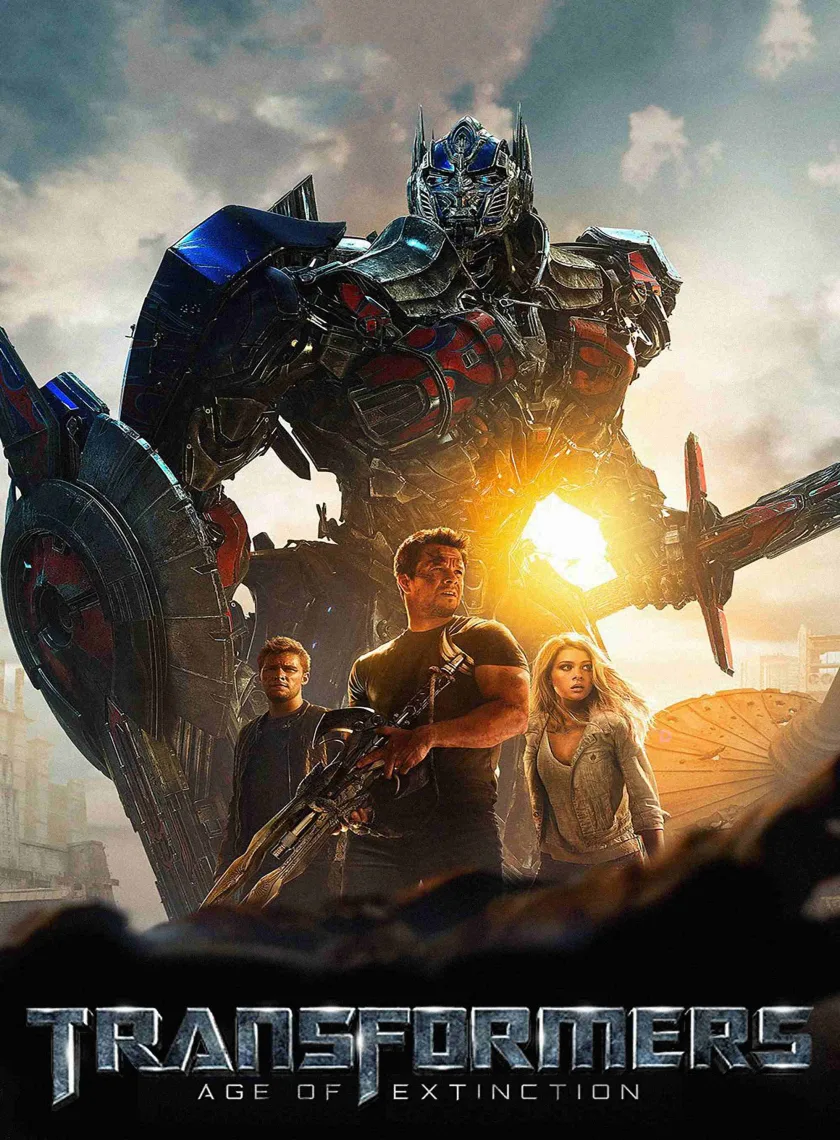 Transformers - Age of Extinction (2014) (Hindi + English) Dual Audio Hollywood Movie BluRay HD ESub poster
