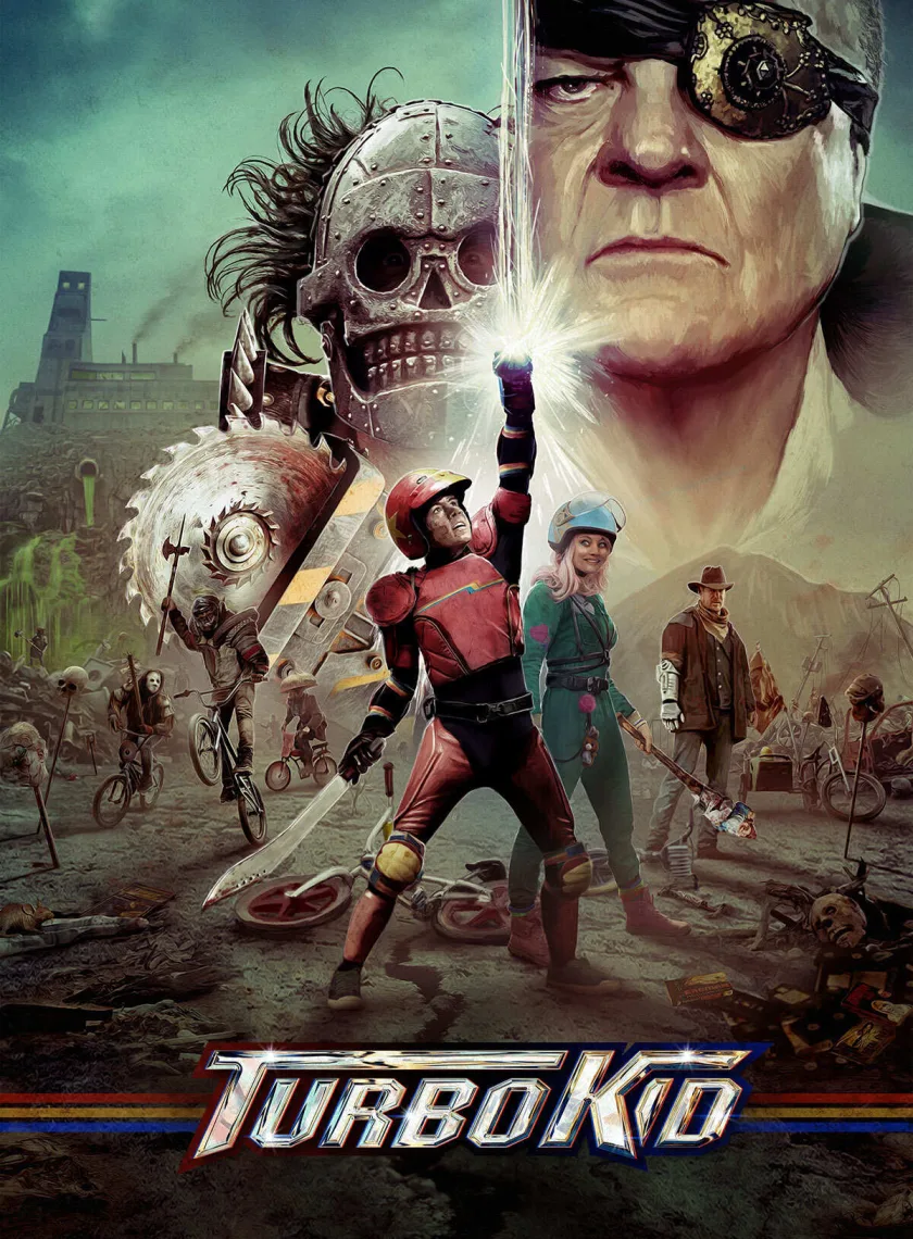Turbo Kid (2015) (Hindi + English) Dual Audio Hollywood Movie BluRay HD ESub poster