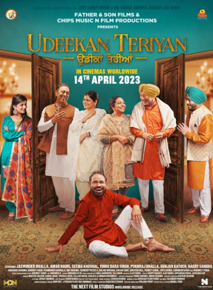 Udeekan Teriyan (2023) Punjabi Full Movie HD ESub poster
