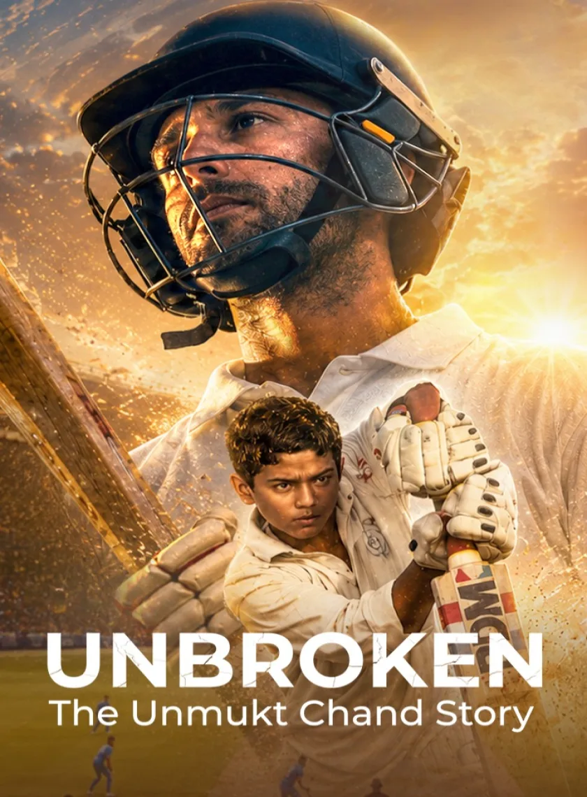 Unbroken- The Unmukt Chand Story (2025) Bollywood Hindi Movie HD ESub poster