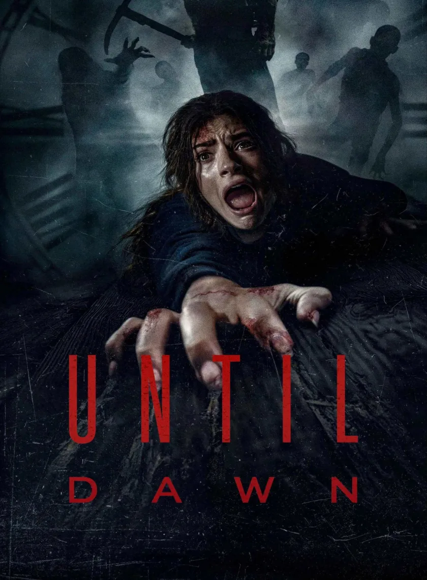 Until Dawn (2025) (Hindi + English) Dual Audio Hollywood Movie HD ESub poster