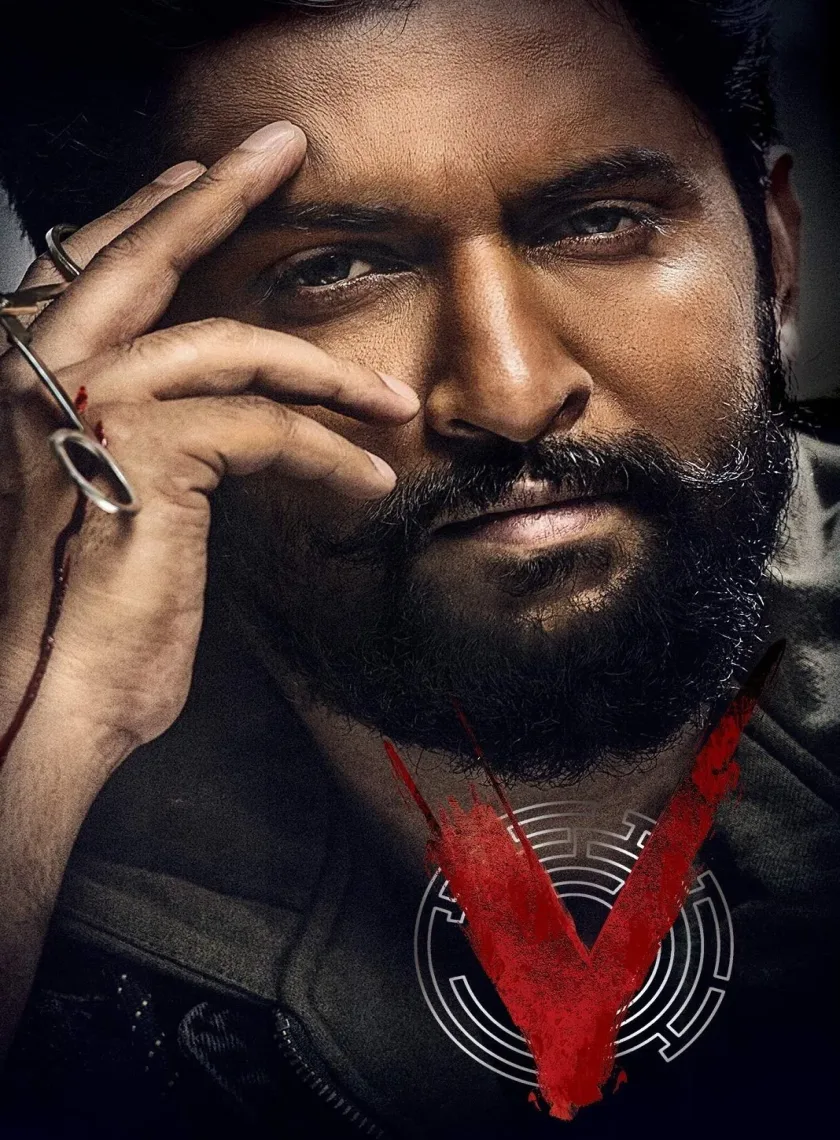 V (2020) (Hindi + Telugu) Dual Audio UnCut South Movie HD ESub poster