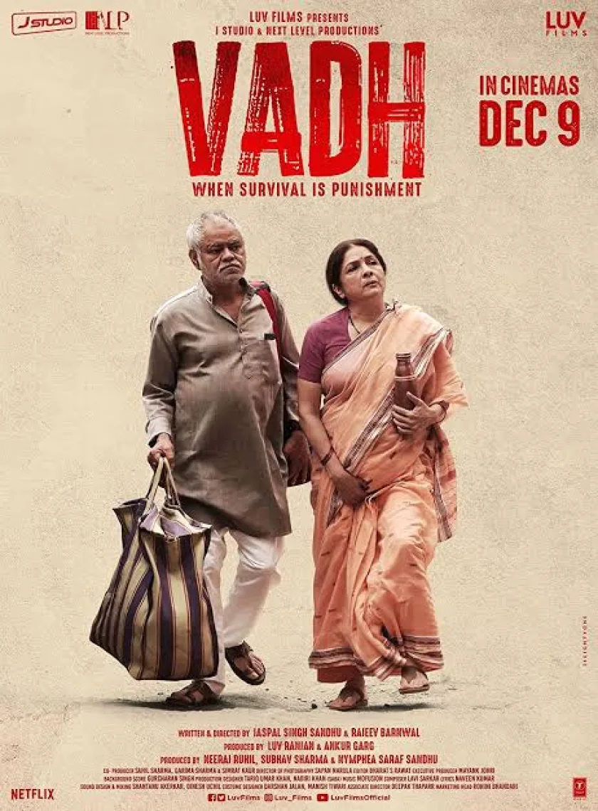 Vadh (2023) Bollywood Hindi Full Movie WEB-HDRip ESub poster