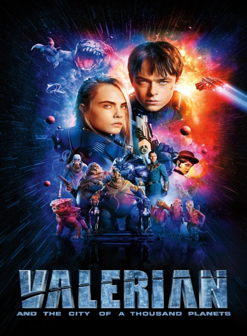 Valerian and the City of a Thousand Planets (2017) (Hindi + English) Dual Audio Movie BluRay HD ESub poster