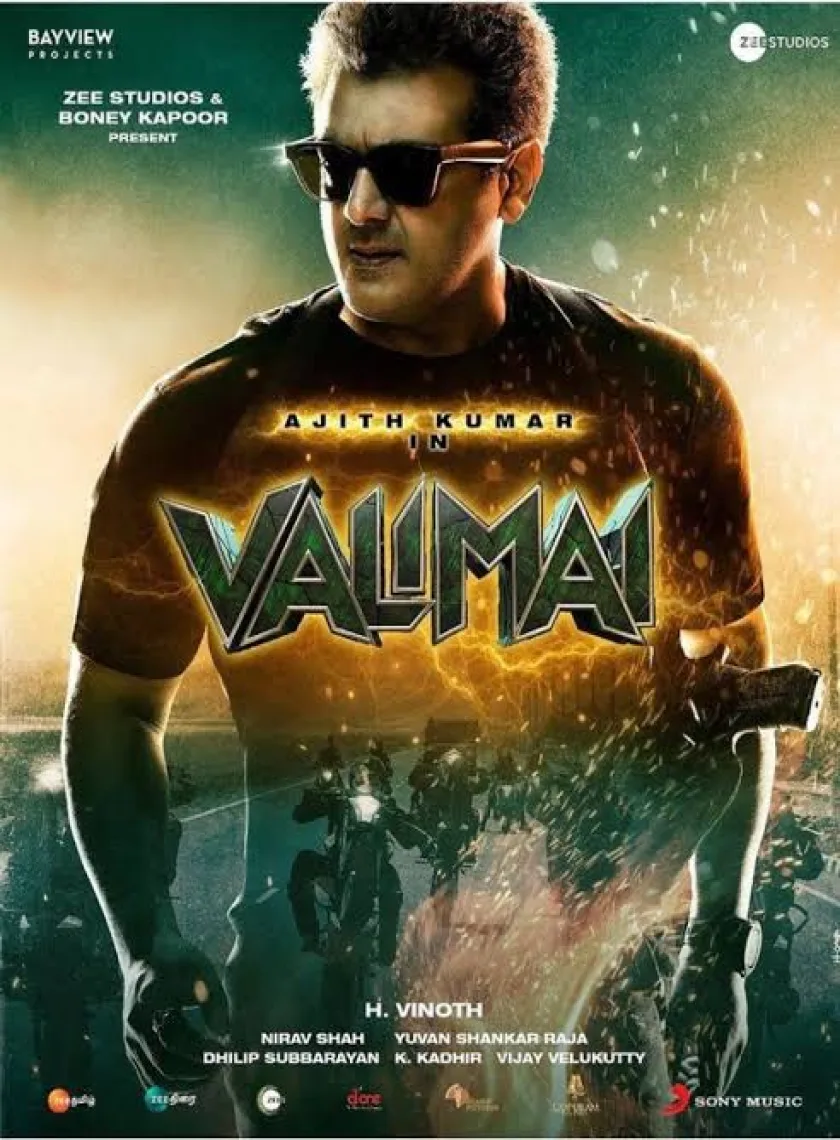 Valimai (2022) New South UnCut Dual Audio [Hindi (Cleaned) + Tamil] Full Movie HD 480p ESubs poster